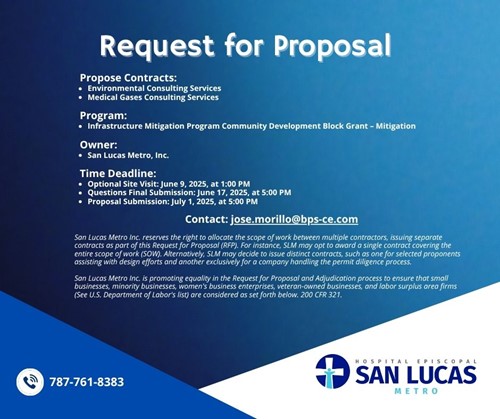 Request For Proposal San Lucas Metro